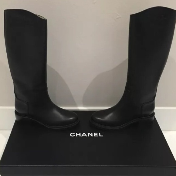 Brand New- Never worm Chanel Boots Size 37 - Picture 2 of 4
